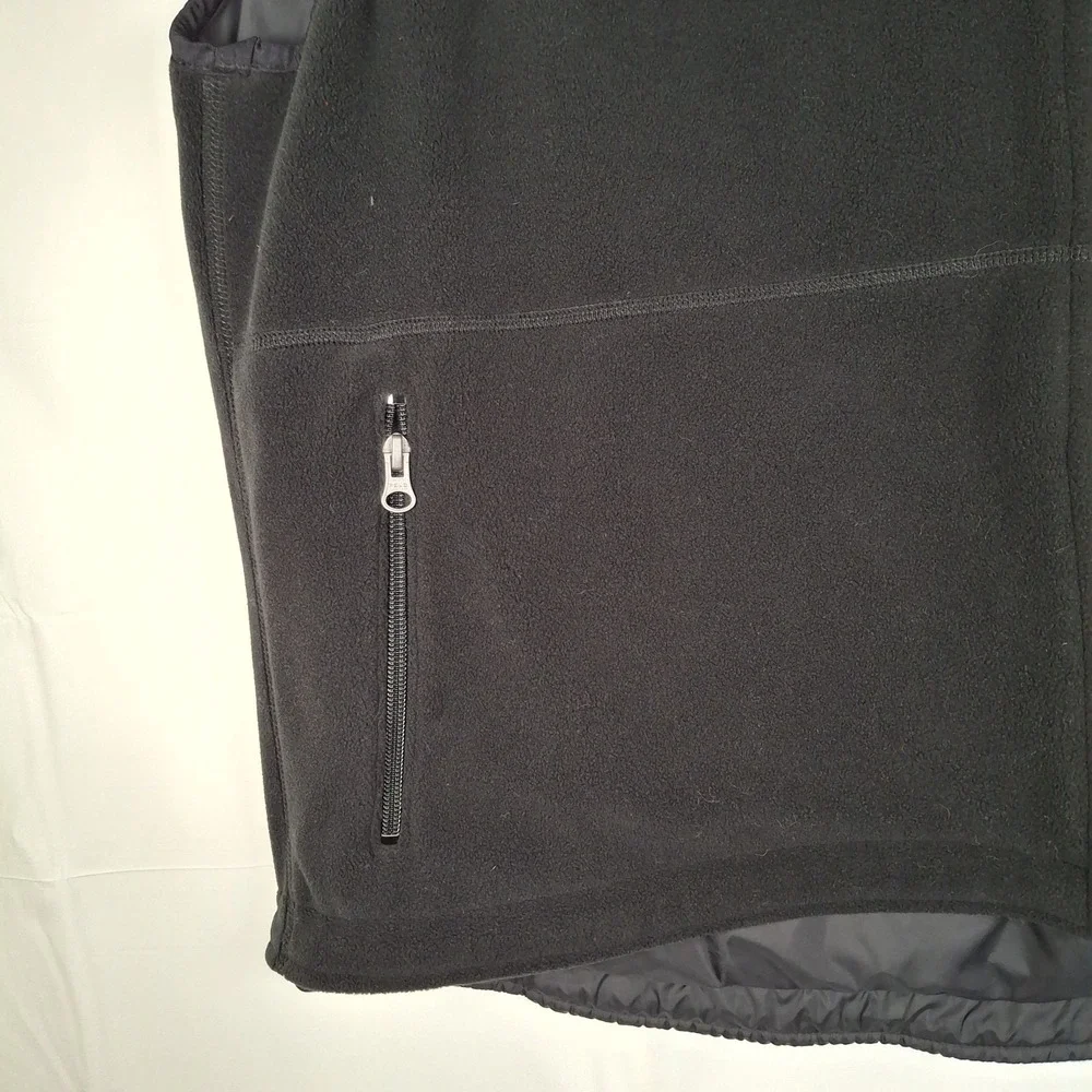 VTG 90s Ralph Lauren Polo Sport Vest Men's 2XL Black Reversible Polartec Fleece‎